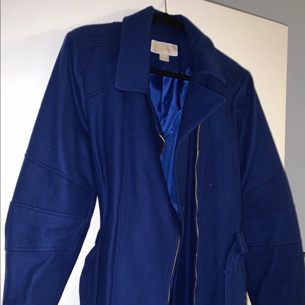 Cobalt Blue Michael Kors Coat NWT